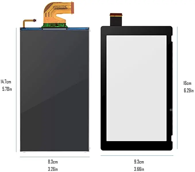 

High Quality Original New Replacement Parts For Nintendo Switch Replacement Touch Screen For Nintendo Switch Protector Screen, Transparent