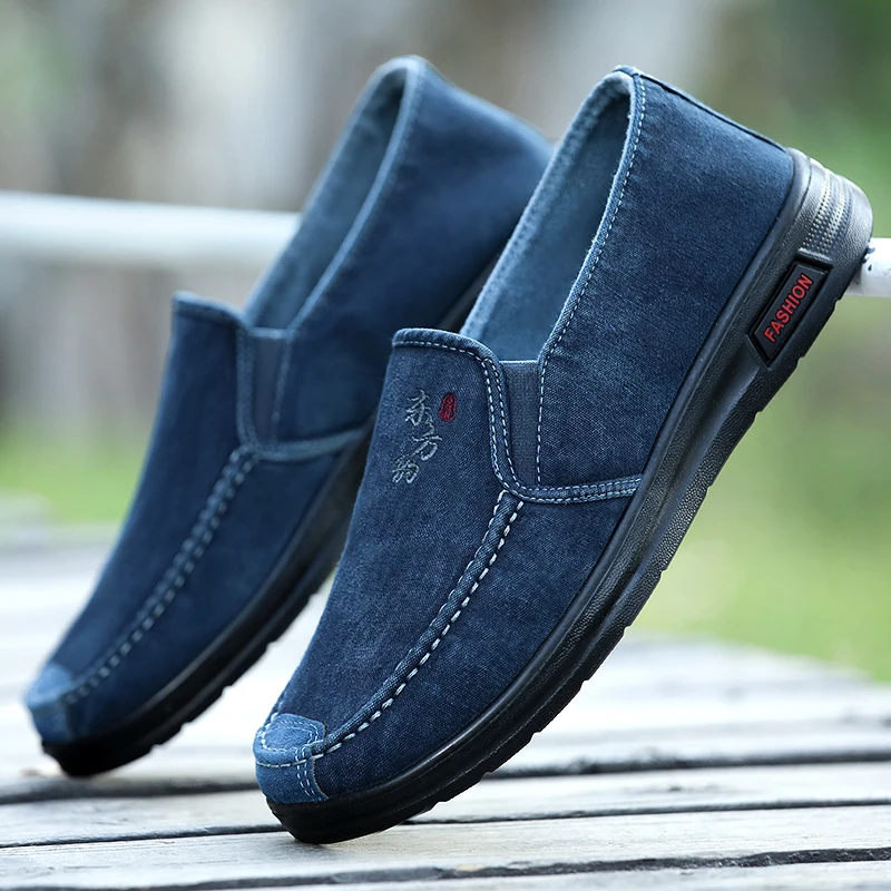 

B-318 Slip On Walking Comfort Breathable Loafer Casual Shoes Men New Shoes 2021 Men, Black