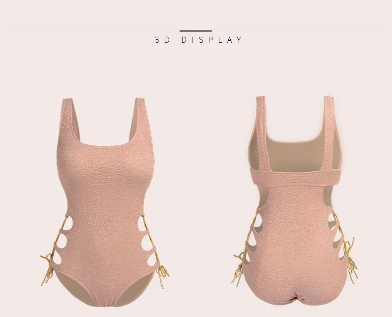 2020 Asian Swimsuit Female New Sexy Cover Belly Slim Vacation Siamese