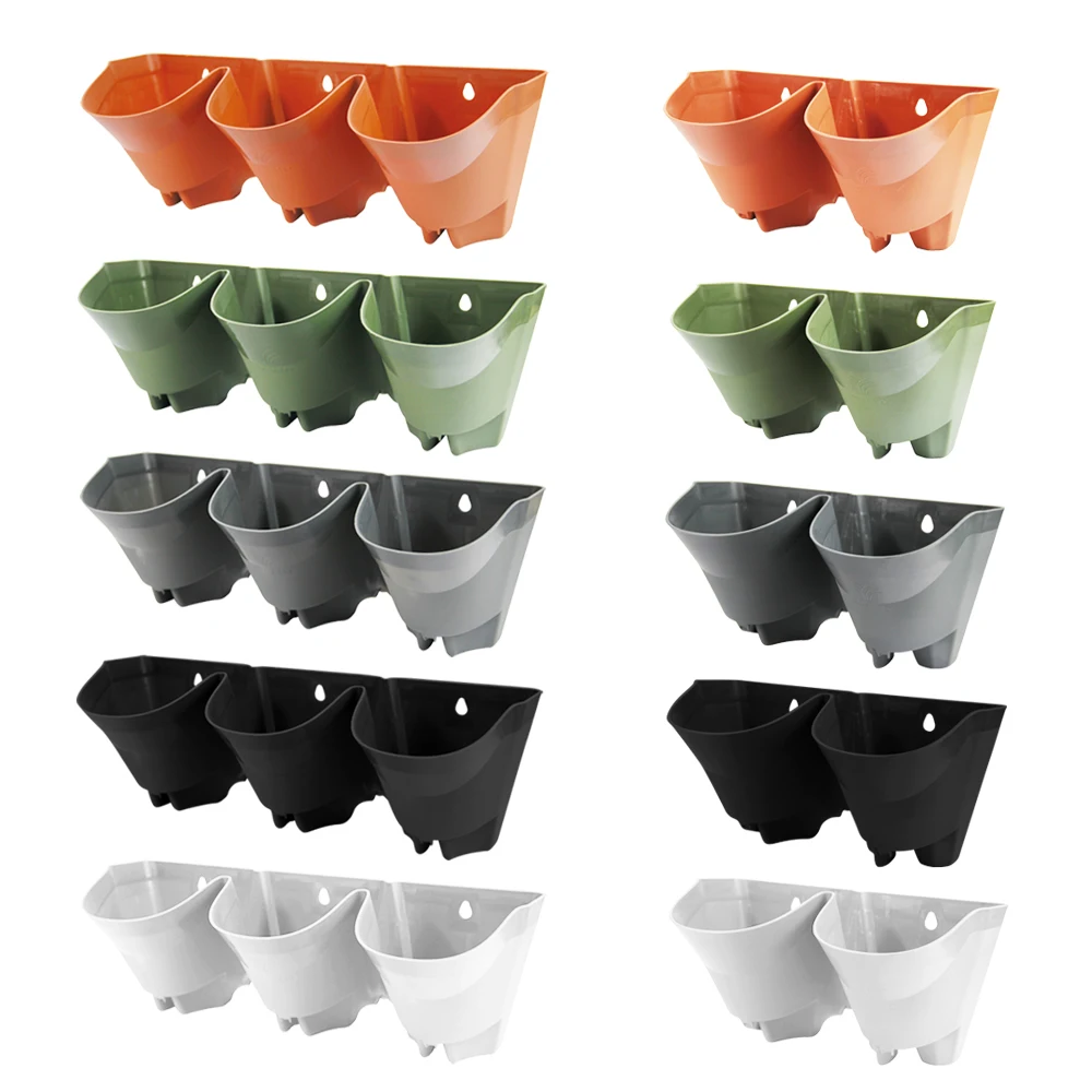 2 Cell Brick Red Self Watering Living Wall Outdoor Vertical Garden