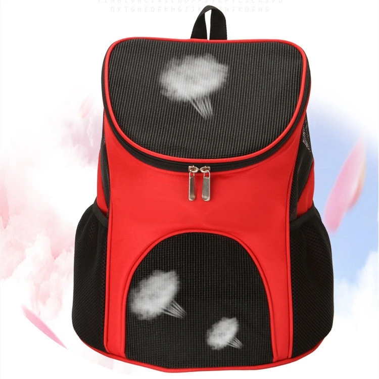 

Breathable Portable Travel Luxury Cat And Dog Mesh Window Dog Carry Bag Backpack Handbag Sling Pet Carrier Bag, Red, black, brown, blue