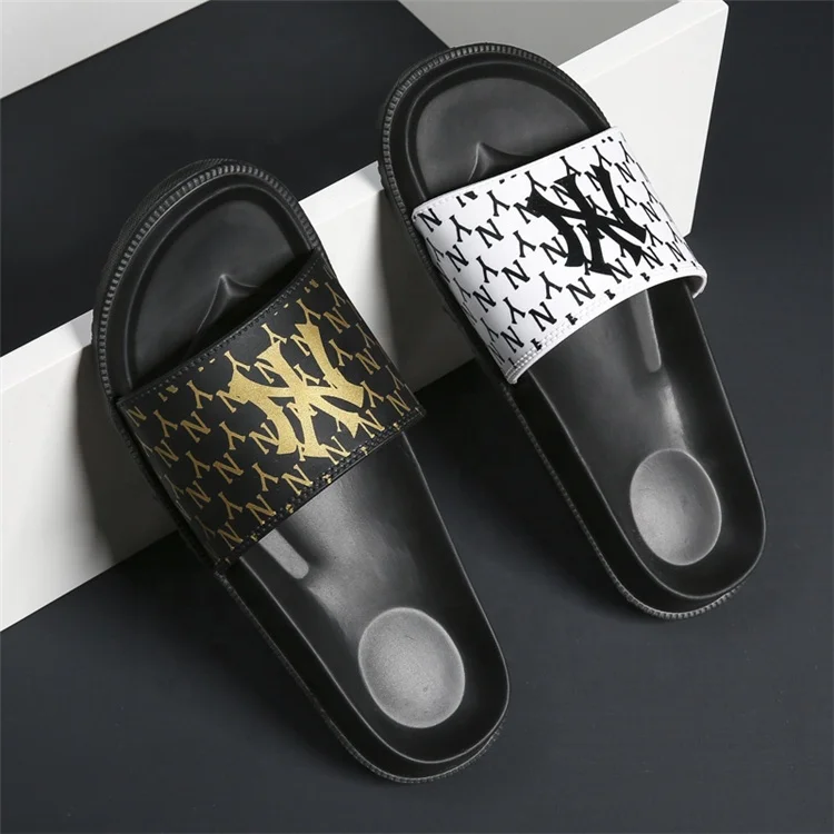 

2021 personality fashion cool style wholesale lightweight flip flop high quality rubber eva sole sheet men slide slippers