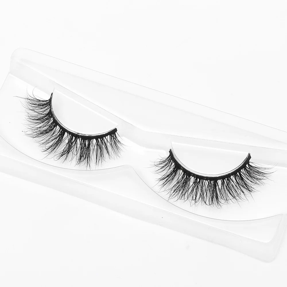 

High Quality 100% Real Mink Lashes Wholesale Wispy Fluffy 3d 5d False Mink Eyelashes Vendor D124