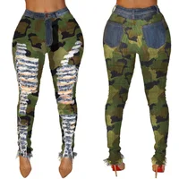 

2019 High Waist Jeans trousers hole Denim bell pants For Women Stock wholesale