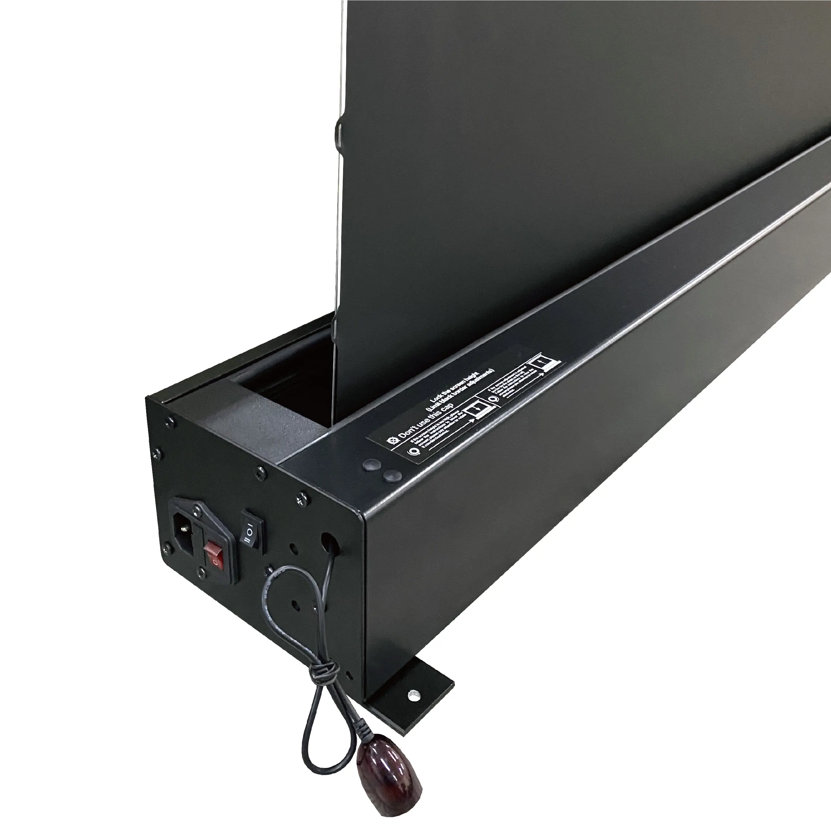 

S PRO 120 inch Floor Screen Electric Tension for UST ALR Laser Projector motorized min short throw movie screen