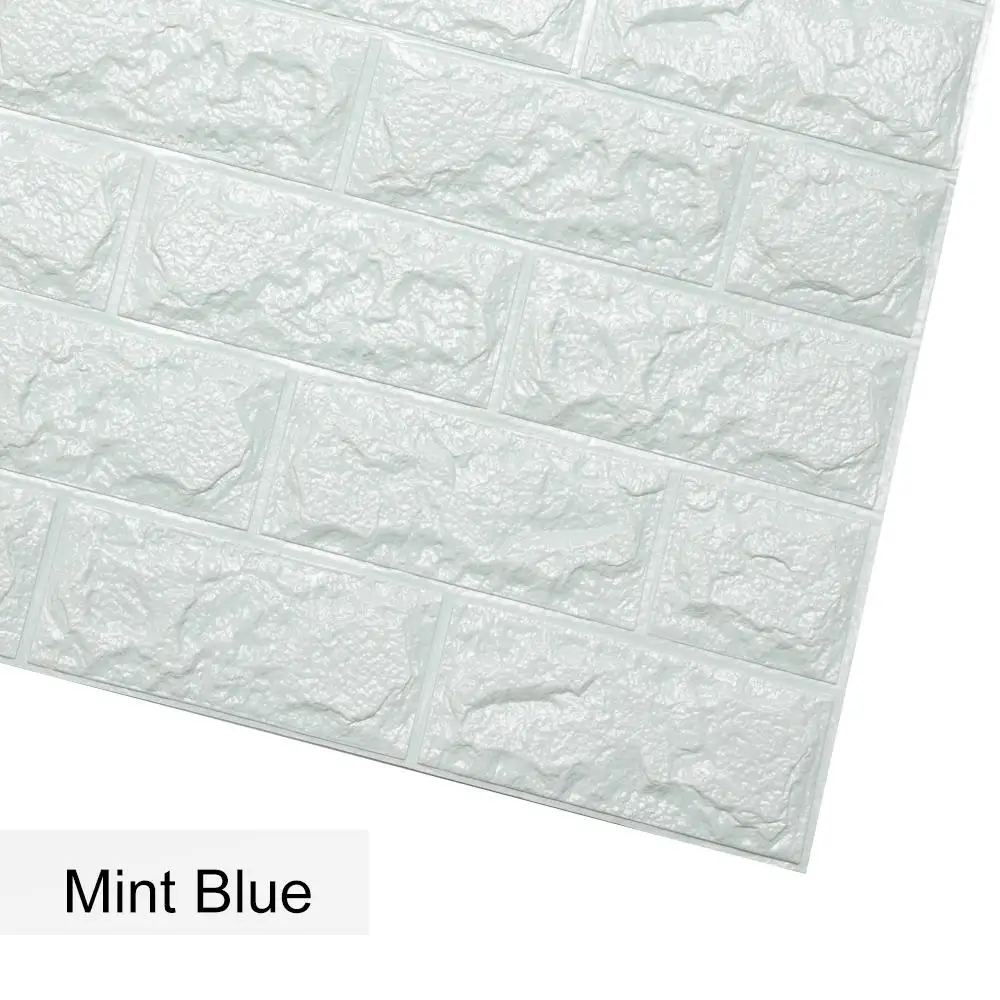 

3D Wall Stickers Imitation Brick Bedroom Decor Waterproof Self-adhesive Wallpaper For Living Room Kitchen TV Backdrop Decor