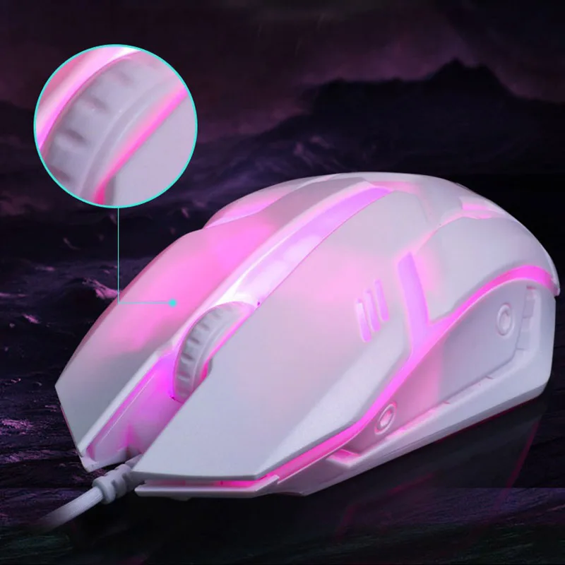 

High configuration With Backlight For PC & Laptop USB Wired Gaming Mouse, As showed