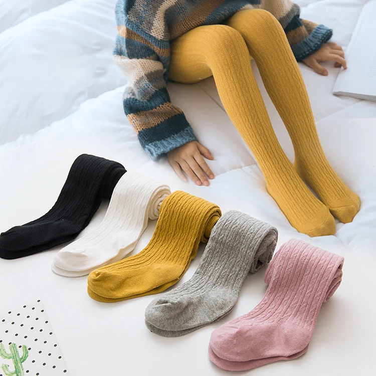 

Cotton children winter pantyhose kids tights knitted tights for girls leggings kid baby girl, 5 colors for choose
