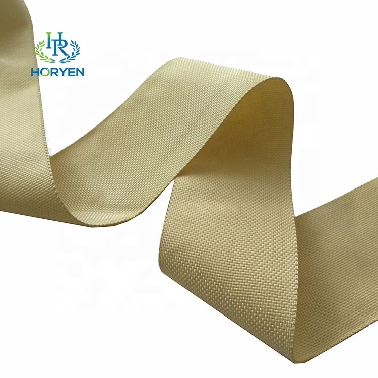 

Hot sale high quality 50*0.3mm aramid tape aramid fiber webbing suppliers