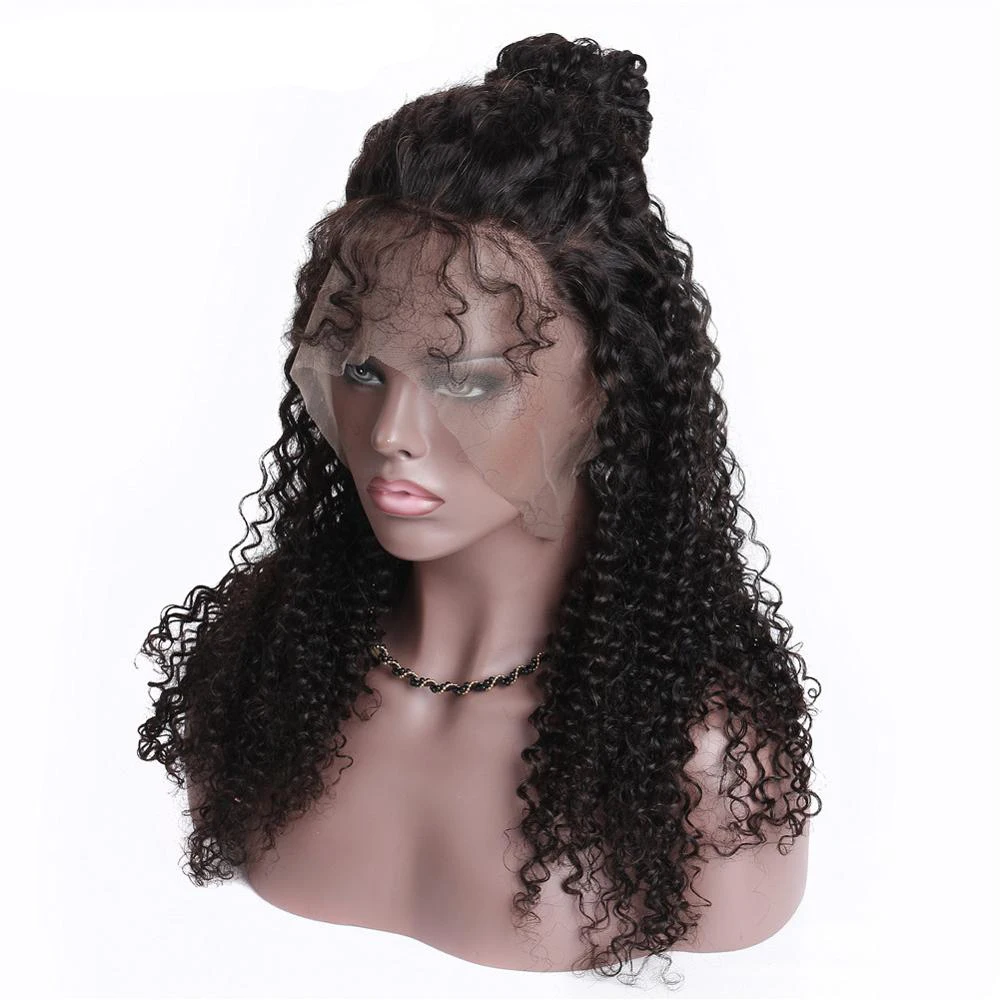 

2021 New Design 360 Transparent Lace Front Wigs For Women Afro Kinky Curly Long Human Hair Lace Frontal Wig Natural Hairline