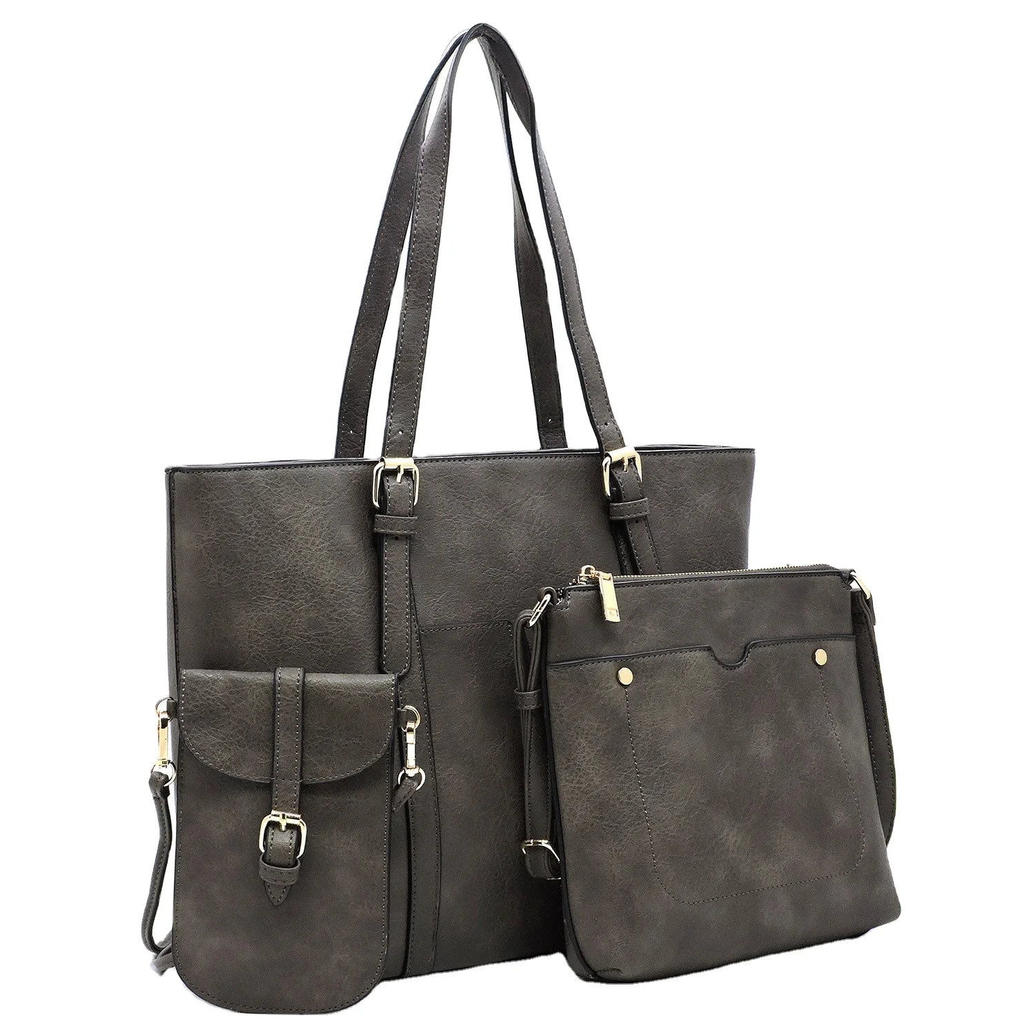 

Customized 3set Fashion Luxury Bags Faux Vegan Leather Crossbody Handbags, Choice