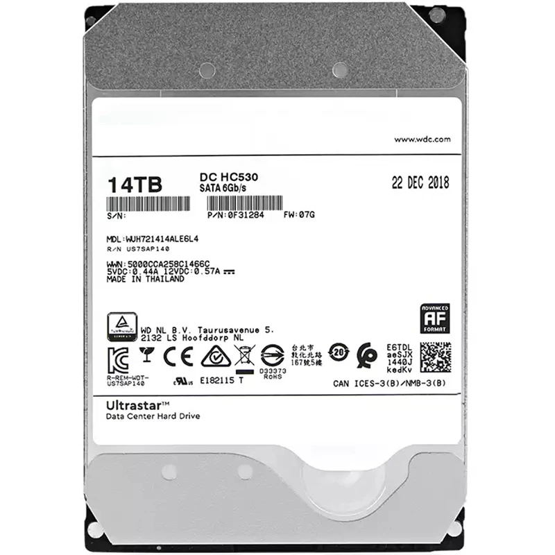 

12TB 14TB 16TB Internal Hard Drive Disk Cache HD Harddisk 7200rpm 6gb/s for Desktop Computer For CCTV SATA3 HDD