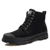 Outdoor fashion casual Waterproof Martin boots for men Hiking Hunting Industrial & Construction Shoes leather boots