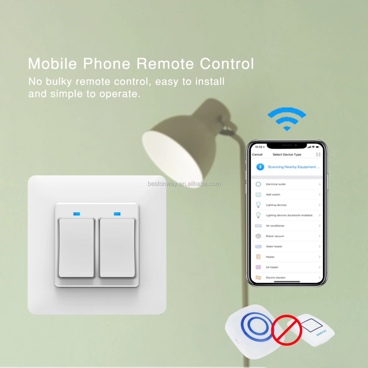 2020 High Quality Luxury Tuya Light Timer Switch Small LED Light With Switch Zigbee - ANKUX.COM