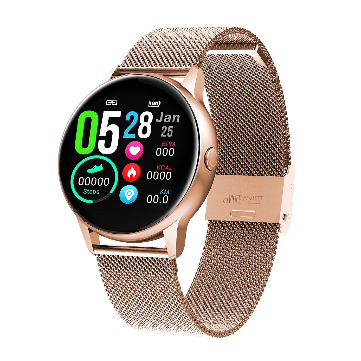 

IP68 Waterproof Smart Watch DT88 Multi Sport Mode Smartwatch Heart Rate Blood Pressure Silicone Sport Smartwatch for Women