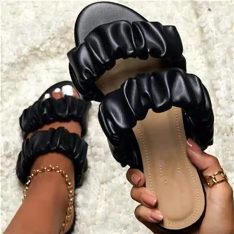 

Women's sandals new summer 2021 comfortable flat bottomed women's shoes cross strap fringe sandals drop shipping, Yellow, black, rose