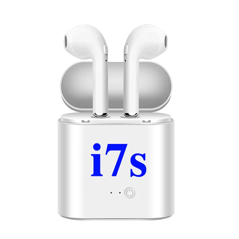 

i7s TWS Earbuds, 2020 Truely New product tws earbuds portable earphone stereo earbuds i7s, White and accept customise