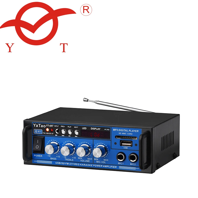 

Small size yatao 05T audio amplifier with BT 12v