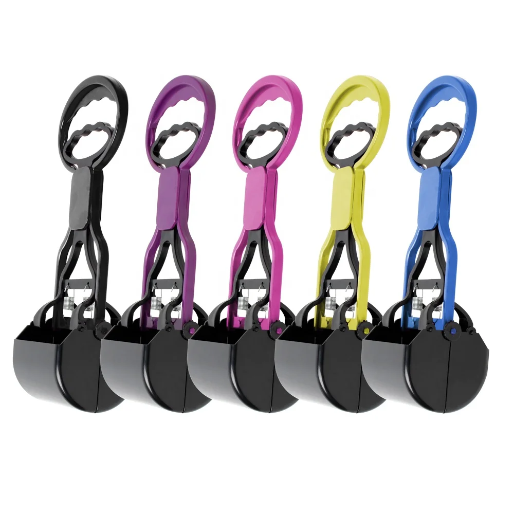 

Factory Wholesale Portable Dog Poop Picker Pet Dog Poop SCooper, Black/blue/purple/yellow/rose