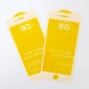 Phone accessories full cover screen protector 9D tempered glass film silk printing