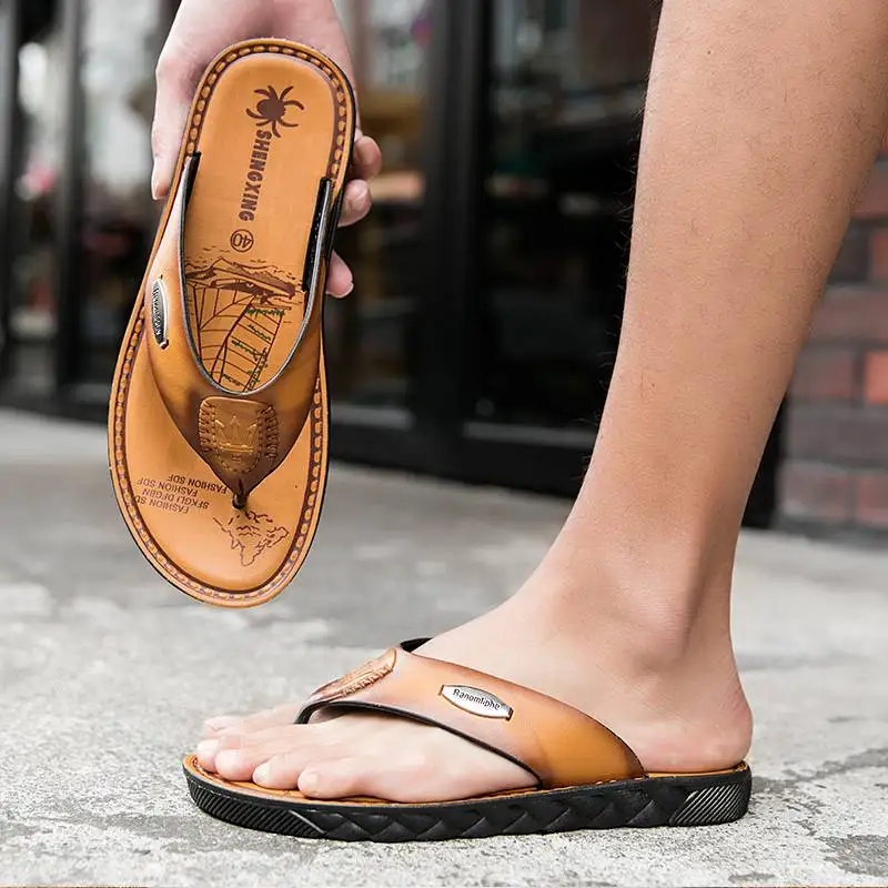 
hot sale convenient flip flops soft and breathable beach flip flop slippers summer men 