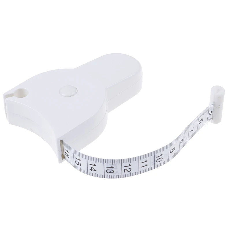 

1Roll Retractable Ruler Fitness Accurate Fitness Caliper Body Waist Chest Arms Legs Measuring Tape 150cm/60 Inch