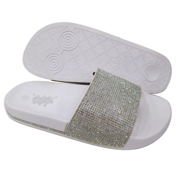 New Fashion Bling Diamond Ladies Slides Slippers Women's Sandals - Buy ...