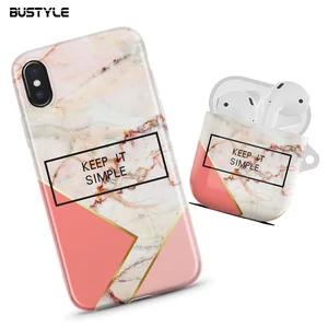 For Airpod Accessories For Airpods Case Cover Hybrid Color Separate Slim Silicone Soft Anti Shock Earphone Phone Case For iPhone