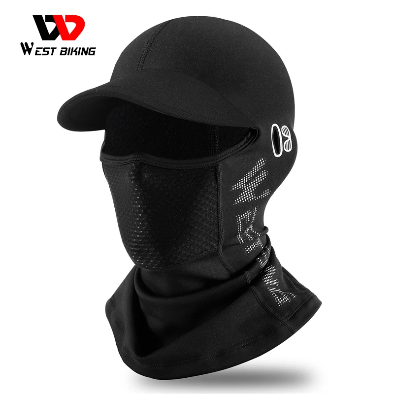 

WEST BIKING Winter Brim Breathable Soft Comfortable Bicycle Cycling Mesk Dustproof Windproof Glass Hole Reflective Cycling Mesk