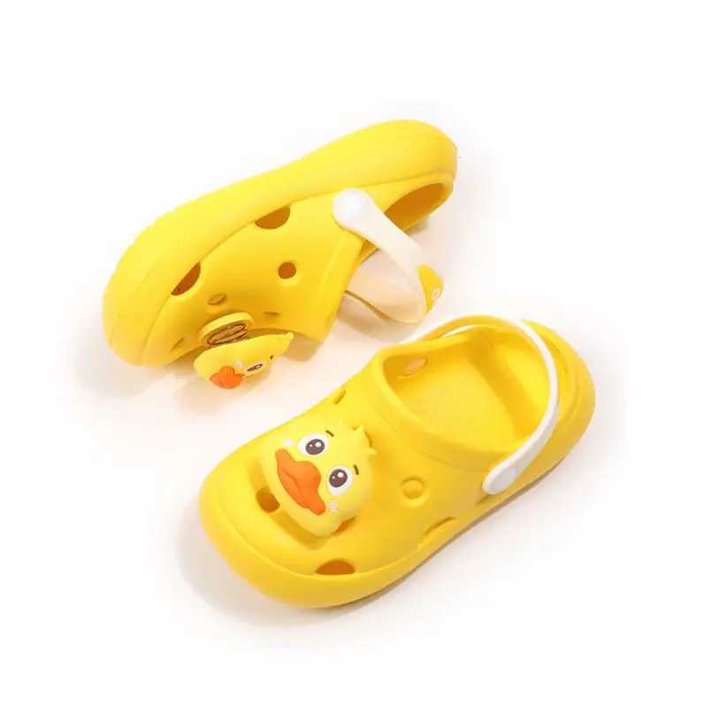 

2021 Cute anti-slip hard-wearing comfortable holes kids garden shoes children clogs, Pink/yellow/blue/green