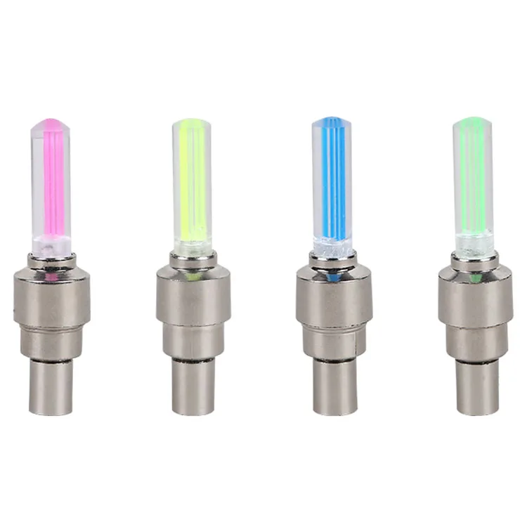 

Premium Waterproof LED Wheel Lights Tire Valve Stem For Suit For Mountain Road Bicycle Motorcycle And Car(Pack of 2 Pcs)