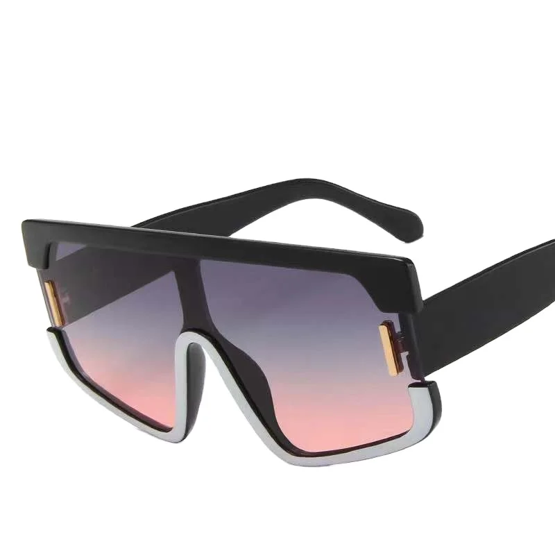 

Oversize Square Uv400 Man Sunglasses Ins Trendy One Piece Lens Sun Glasses Fashion Designer Sunglasses Newest 2021, 8colors