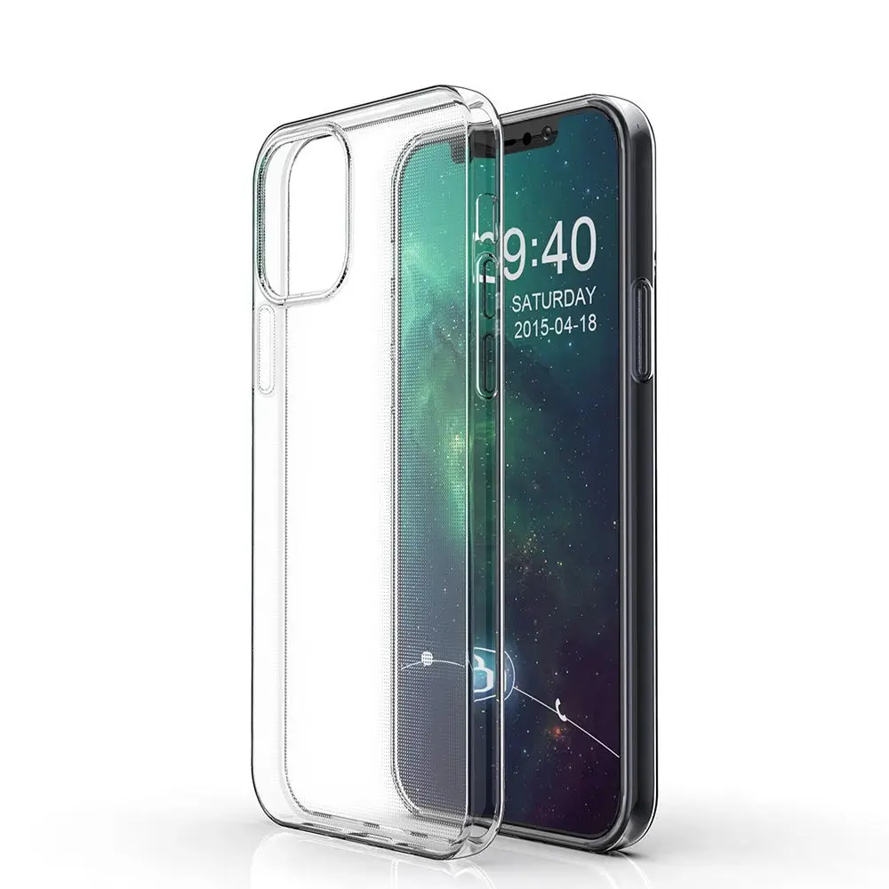 

Soft TPU Transparent Blank Mobile Phone Protector Case for Apple iPhone 11 12