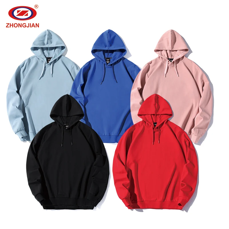 

Wholesale Custom Logo Mens Spring Cotton Pullover Hoodie Plain Blank Unisex Sweatshirt With Hoodies
