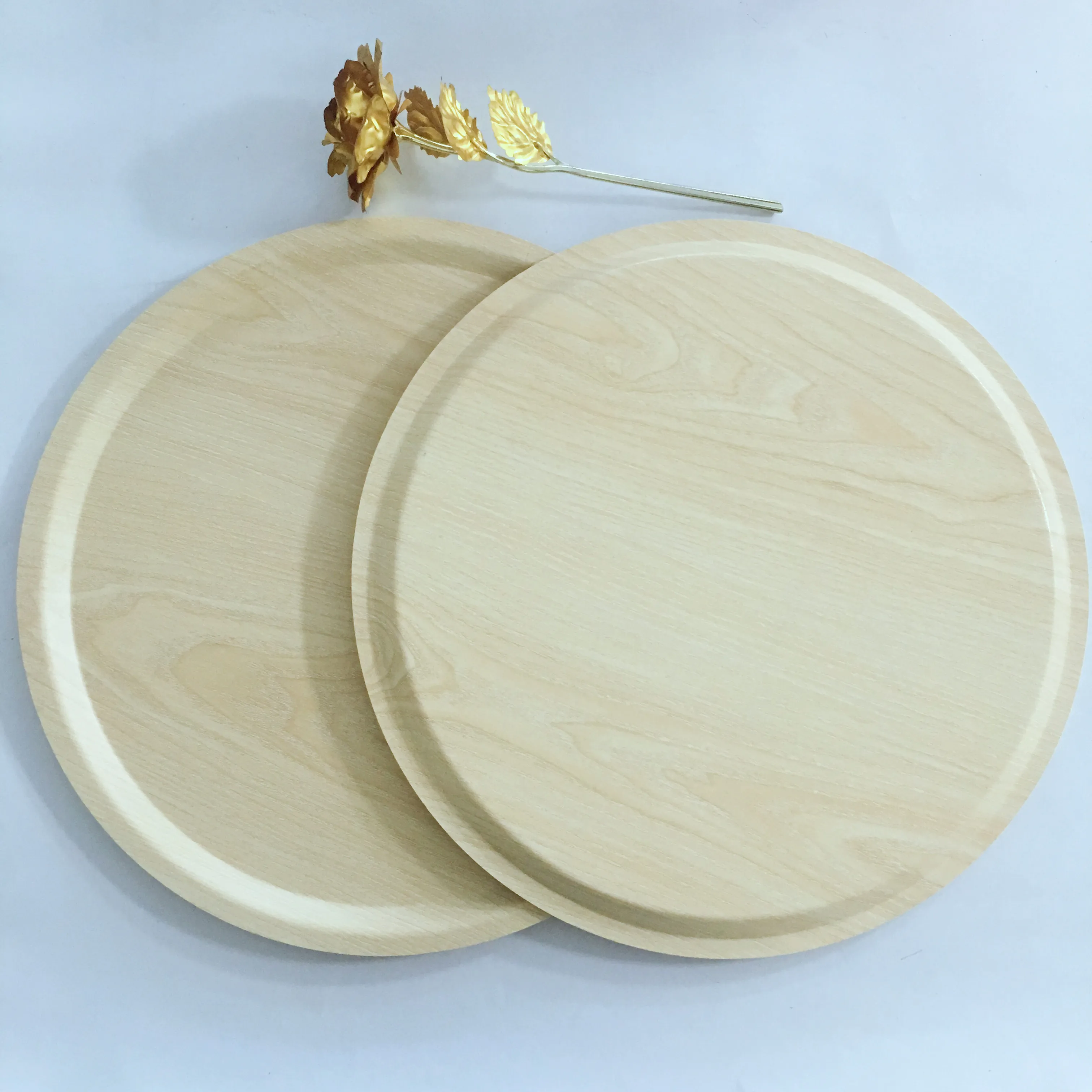 

Customized for environmental protection and durability wooden food wooden trays serving, Colorfui