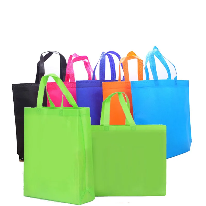 

wholesale prices dust tote bag carry gift heat seal promotional non woven shopping bags with custom logo, Customized color