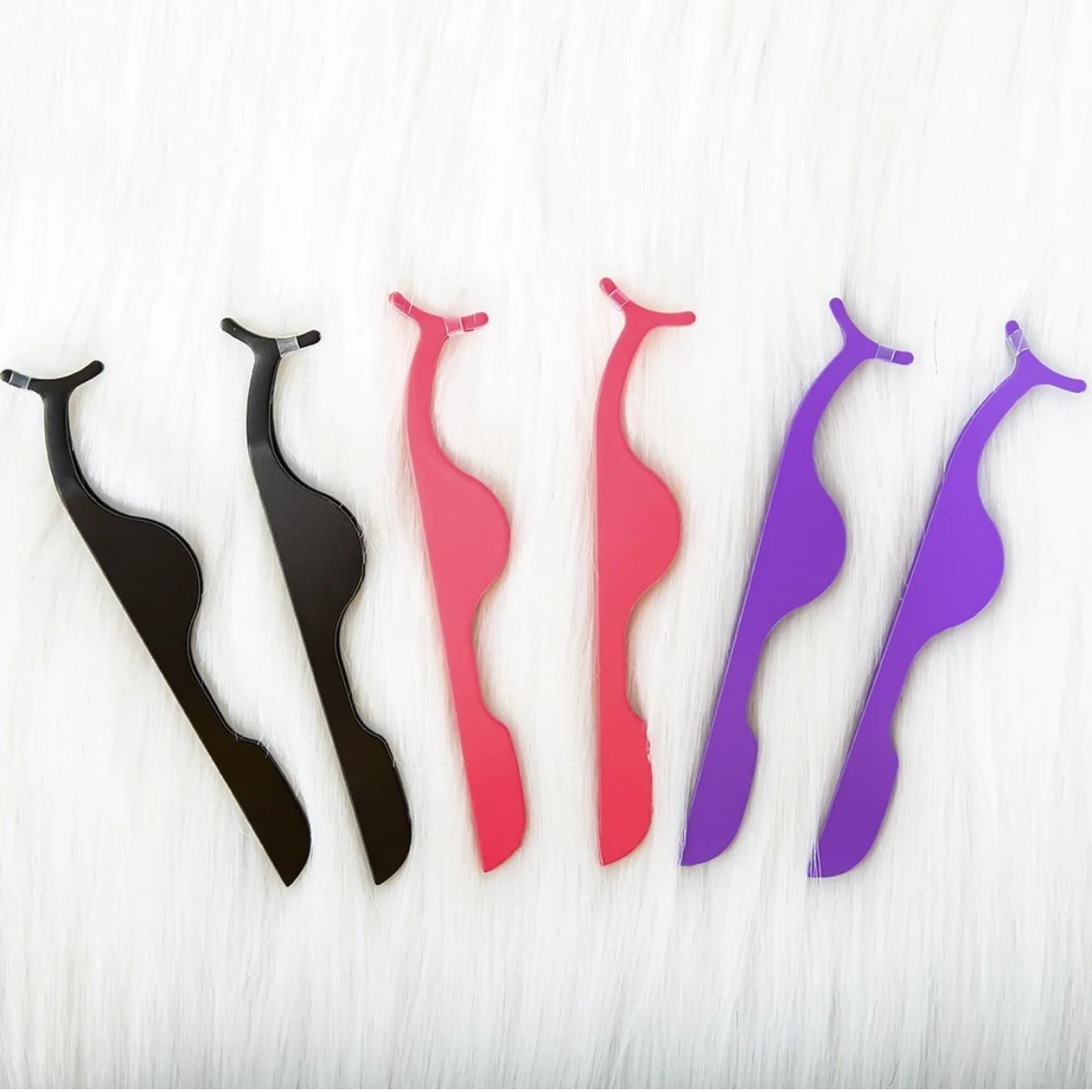 

Wholesale cruelty eyelash tweezers logo white eyelash tweezers quality wholesale eyelash tweezers