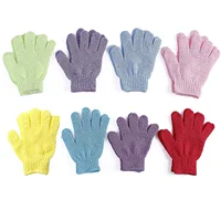 

Nylon Body Scrubber Shower Glove Spa Massage Bath Exfoliating Gloves