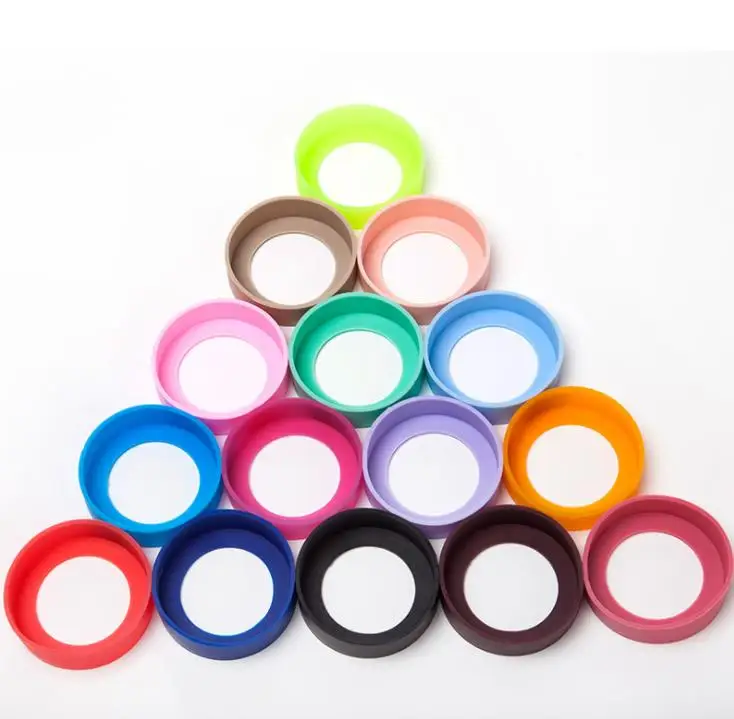 

Reusable eco friendly silicone coasters Rubber bottom Mug Cup Base Protective Cover mats for 30oz 20oz tumbler, Black