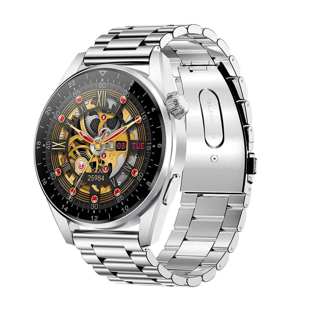 

2021 Custom Dial Minimalist Touch Android Smartphone Sport Mobil Waterproof Fitness Ladies Men 2 In 1 Smart Watch