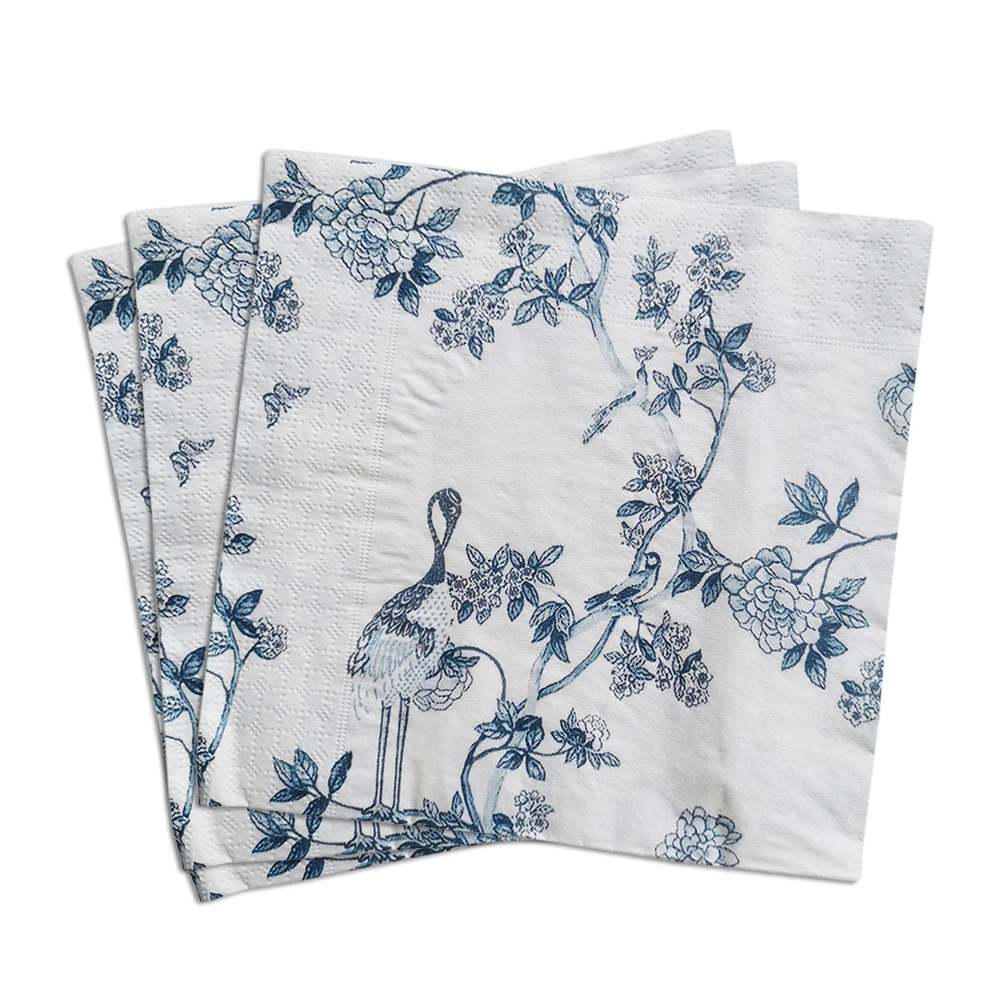 

Color Printed Cocktail Paper Napkin with Custom Design