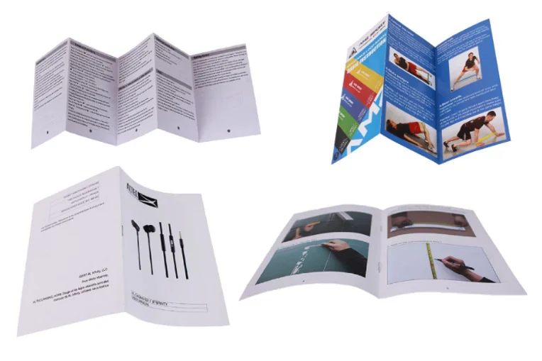 指南自定义印刷与您自己的徽标目录可折叠手册