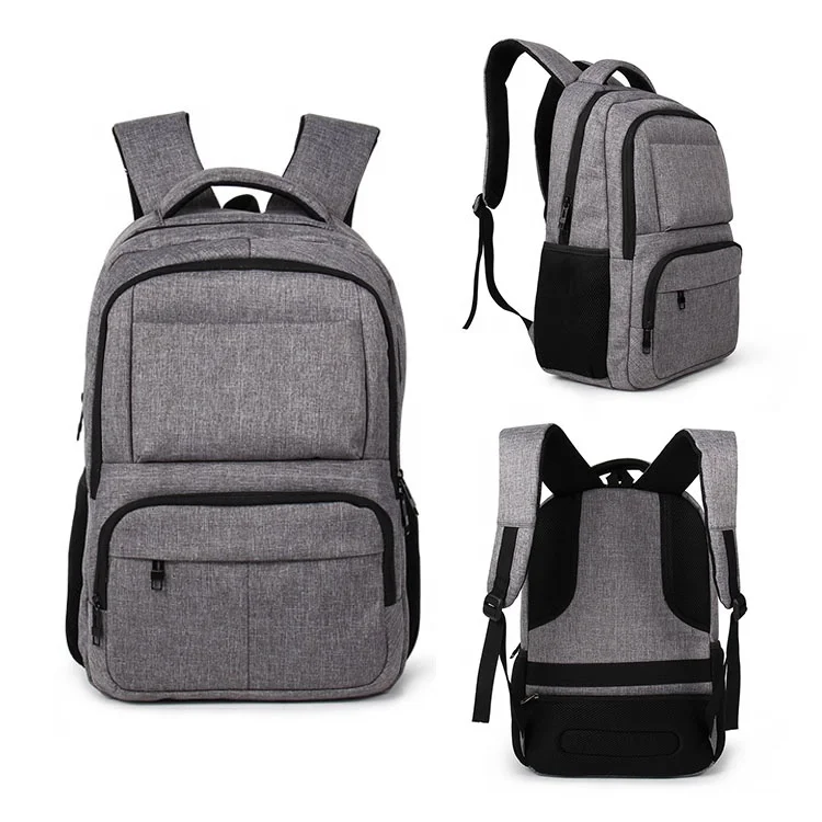 

Wholesale waterproof with charging hot fashion design your own suppliers other high good quality school backpacks for college, Gray