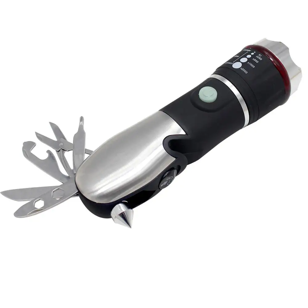 

Factory item Multi tool LED Flashlight with life hammer