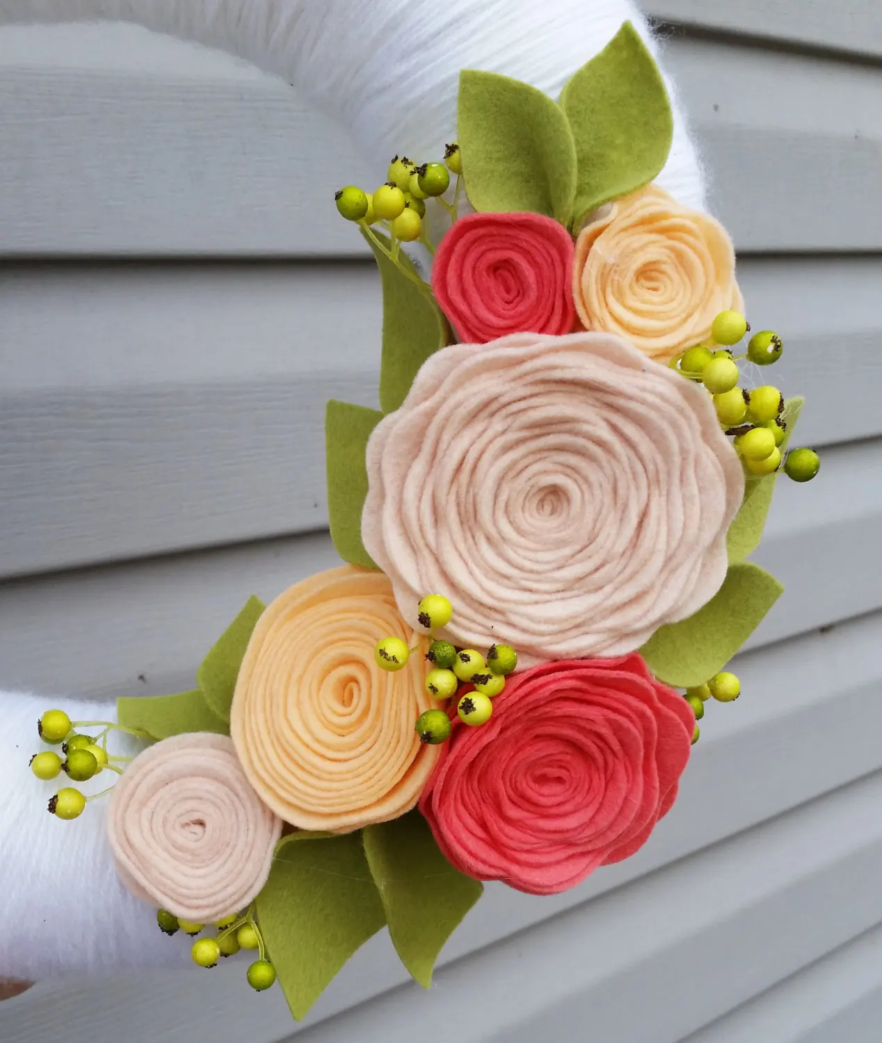 Felt Fabric Flower Handmade Diy Art Crafts Door Wall Wreath Buy Felt