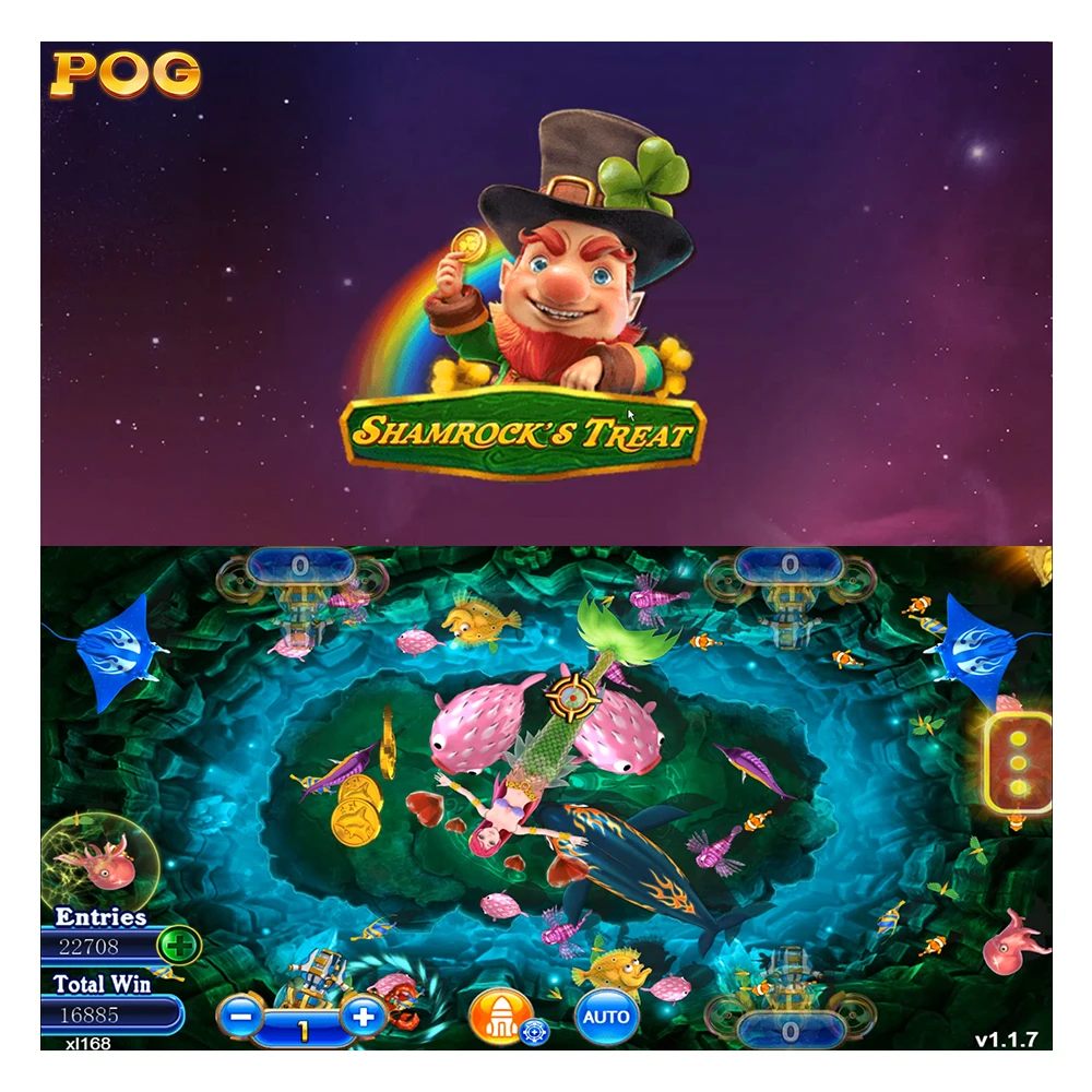 

Shamrocks Treat Software Fishing Dragon Slayer 2/8 player Fish Game