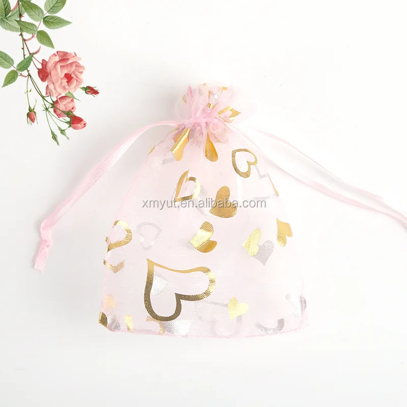 Customer Tea Gift Organza Tote Bags Packing Bags Jewelry Gift Organza Bags with Shopping