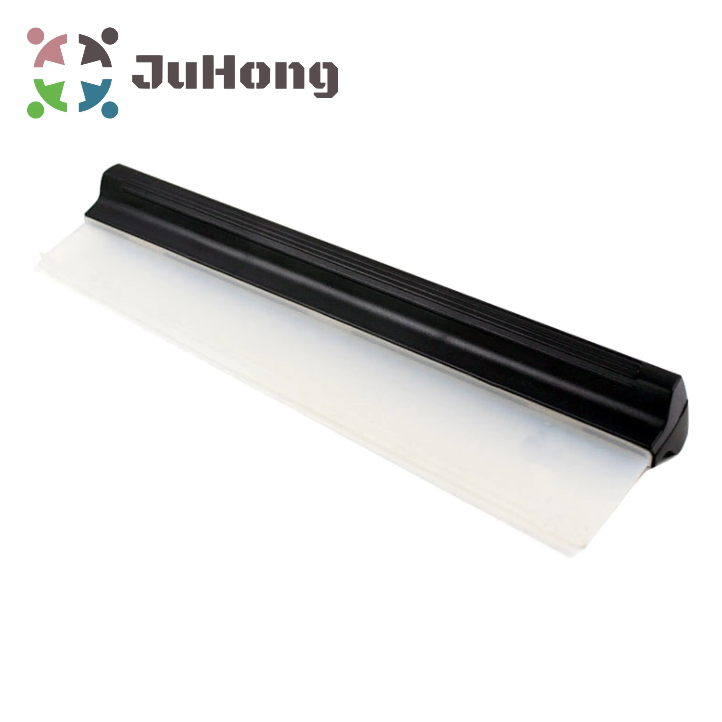

16" All Purpose Jumbo Squeegee for Shower Window Car Glass Soft Silicone Blade Cleaning Tools Dry Water Blade Custom Color, Black bar, semi-transparent t shaped blade