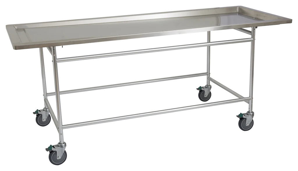 
Autopsy Table Stainless Steel Funeral Mortuary Table Funeral Embalming Table 