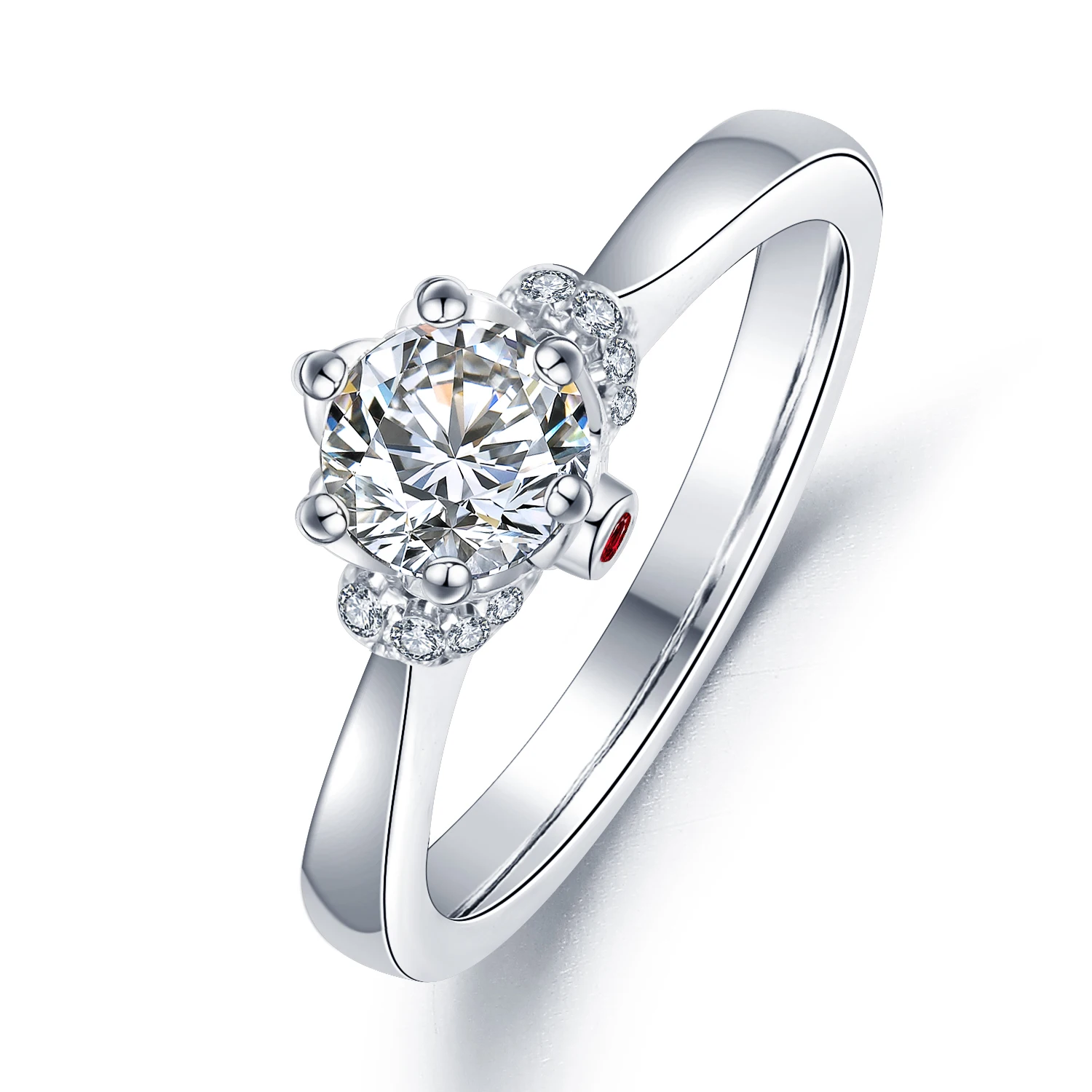 

1.0ct D VS IGI 18k Gold Lab Grown HPHT Diamond Wedding Ring, White
